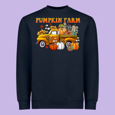 Pumpkin Farm Heavyweight Sweatshirt Designed By Cowgirlartshop