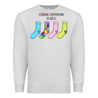 Dove Grey Titi Pretty Art Being Different Is Cool Premium Sweatshirt - CowhideDigitalArt