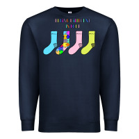 Navy Titi Pretty Art Being Different Is Cool Premium Sweatshirt - CowhideDigitalArt