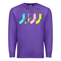 Purple Titi Pretty Art Being Different Is Cool Premium Sweatshirt - CowhideDigitalArt