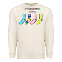 Sandshell Titi Pretty Art Being Different Is Cool Premium Sweatshirt - CowhideDigitalArt
