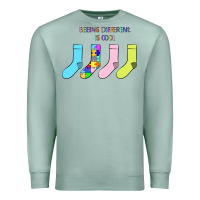 Seafoam Titi Pretty Art Being Different Is Cool Premium Sweatshirt - CowhideDigitalArt