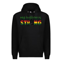 Black My history is strong Premium Hoodie - FaDigitalArtStudio