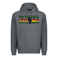 Rock My history is strong Premium Hoodie - FaDigitalArtStudio