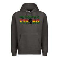Smoke My history is strong Premium Hoodie - FaDigitalArtStudio