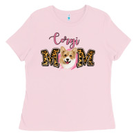 Bubblegum Pink Corgi Mom Ladies Tee - Jasminsmagicworld