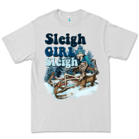 Dove Grey sleigh girl sleigh skeleton Premium Tee - NancyCooperArtShop