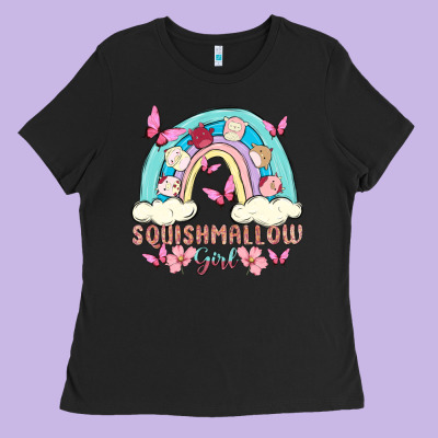 Squish Girl Ladies Tee Designed By Maliassmallbusiness