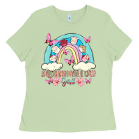 Matcha squish girl Ladies Tee - MaliasSmallBusiness