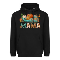 Black thankful mama Heavyweight Hoodie - BundleAndBundleShop