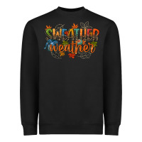 Black sweather weather Heavyweight Sweatshirt - CowGirlArtShop
