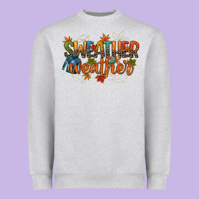 Sweather Weather Heavyweight Sweatshirt Designed By Cowgirlartshop