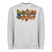 Heather Grey sweather weather Heavyweight Sweatshirt - CowGirlArtShop