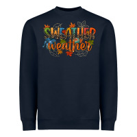 Navy sweather weather Heavyweight Sweatshirt - CowGirlArtShop