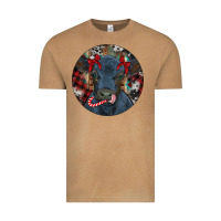 Vintage Camel Black Angus Calf Christmas Vintage Tee - RanaPortraitStore