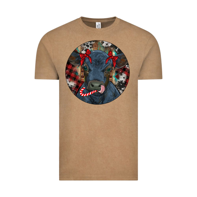Black Angus Calf Christmas Vintage Tee by RanaPortraitStore | Teevron