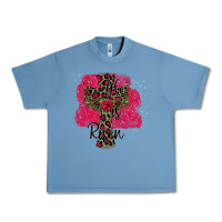 Pebble Blue He İs Risen Easter Urban Heavy Tee - Bettercallsaul