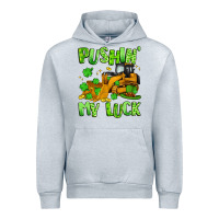 Heather Grey pushin' my luck Urban Hoodie - Artiststas