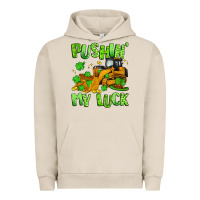 Pigment French Oak pushin' my luck Urban Hoodie - Artiststas