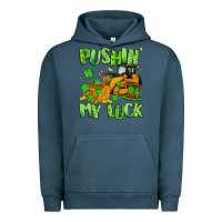 Pigment Midnight Navy pushin' my luck Urban Hoodie - Artiststas