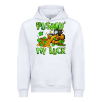 White pushin' my luck Urban Hoodie - Artiststas
