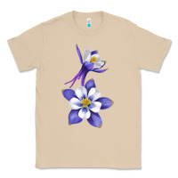 Mushroom Colorado Rocky Mountain Columbine Flower Classic Tee - RanaPortraitStore