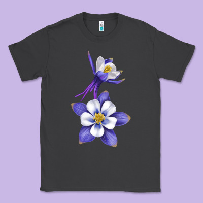 Colorado Rocky Mountain Columbine Flower Classic Tee Designed By Ranaportraitstore