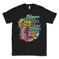 Black Blame It All On My Roots Classic Tee - JahusDesignShop