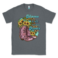 Charcoal Heather Blame It All On My Roots Classic Tee - JahusDesignShop