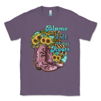 Lavender Blame It All On My Roots Classic Tee - JahusDesignShop