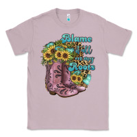 Lilac Blame It All On My Roots Classic Tee - JahusDesignShop