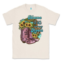 Natural Blame It All On My Roots Classic Tee - JahusDesignShop
