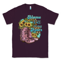 Plum Blame It All On My Roots Classic Tee - JahusDesignShop
