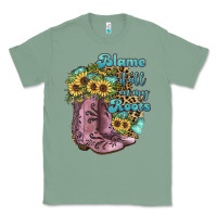 Sage Blame It All On My Roots Classic Tee - JahusDesignShop