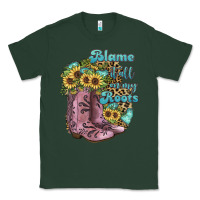 Sports Green Blame It All On My Roots Classic Tee - JahusDesignShop