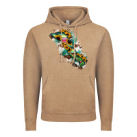 Vintage Coffee Baja California Sur State Of Mexico Map Vintage Hoodie - RanaPortraitStore
