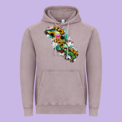Baja California Sur State Of Mexico Map Vintage Hoodie Designed By Ranaportraitstore