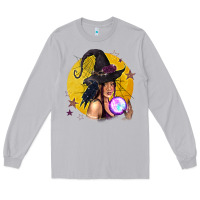 Moon Dust Black Witch Long Sleeve Tee - texasbilliewilder