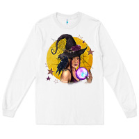 White Black Witch Long Sleeve Tee - texasbilliewilder