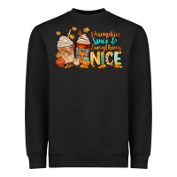 Black pumpkin spice and everything nice Heavyweight Sweatshirt - CowGirlArtShop
