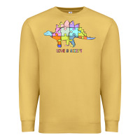 Antique Gold Titi Pretty Art Love And Accept Premium Sweatshirt - CowhideDigitalArt