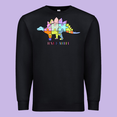 Titi Pretty Art Love And Accept Premium Sweatshirt Designed By Cowhidedigitalart
