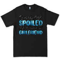 Black somebodys spoiled blue collar girlfriend Premium Tee - MaliasSmallBusiness