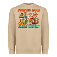 Pumpkin Spice And Jesus Christ Heavyweight Sweatshirt | Teevron