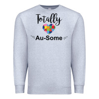 Heather Grey totally au some Premium Sweatshirt - CowhideDigitalArt