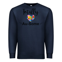 Navy totally au some Premium Sweatshirt - CowhideDigitalArt
