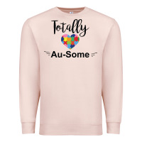Pale Pink totally au some Premium Sweatshirt - CowhideDigitalArt