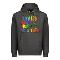Charcoal Heather Changing lives one session at a time Premium Hoodie - FaDigitalArtStudio