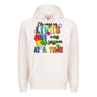 Pale Pink Changing lives one session at a time Premium Hoodie - FaDigitalArtStudio