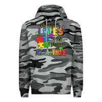 Slate Camo Changing lives one session at a time Premium Hoodie - FaDigitalArtStudio